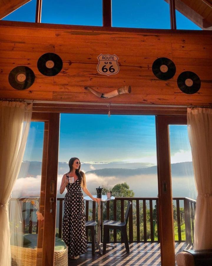 アウフレド・ヴァギネル Refugio Da Montanha Brasil Loft & Panoramic Viewヴィラ エクステリア 写真